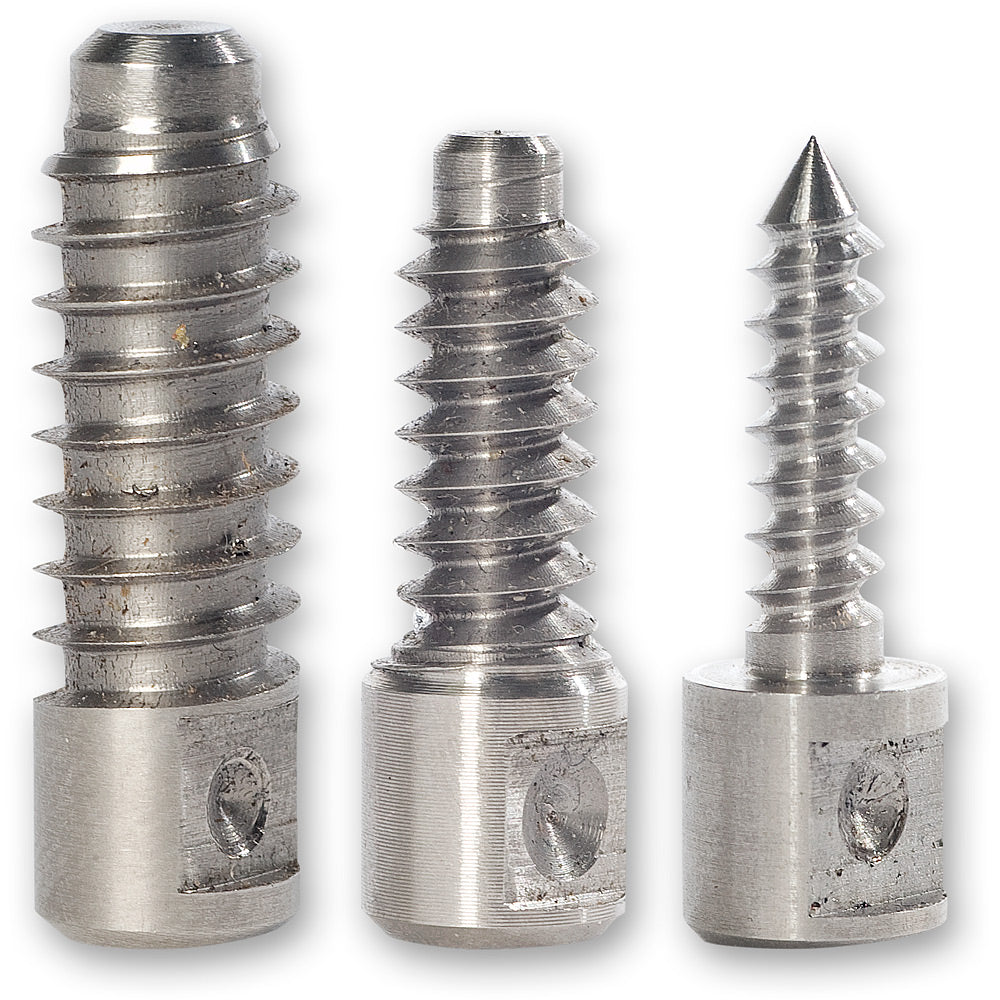Axminster Woodturning Screws for Woodscrew Chucks