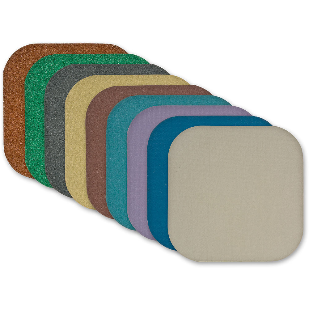 Micro-Mesh Soft Touch Abrasive Pads 50 x 50mm - Mixed (Pkt 9)