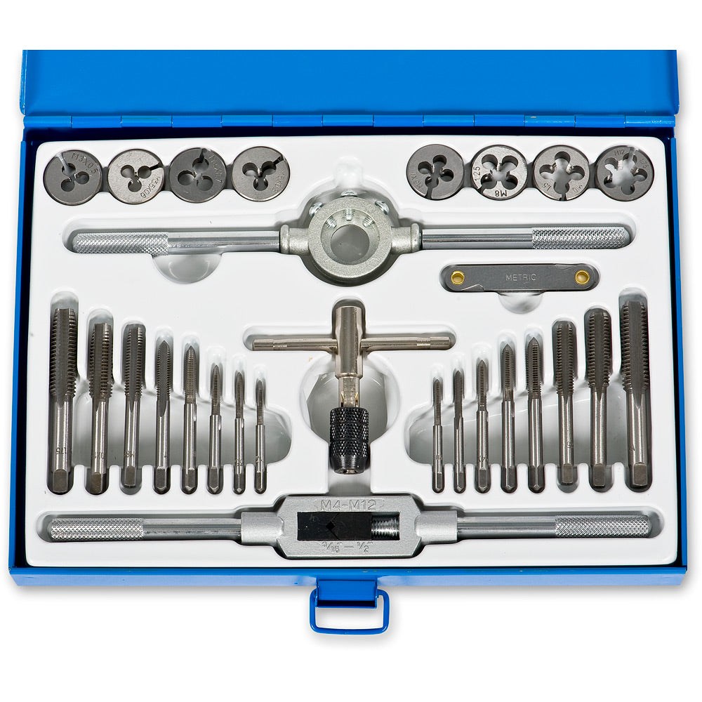 Axminster Engineer Series 28 Piece Metric Tap & Die Set