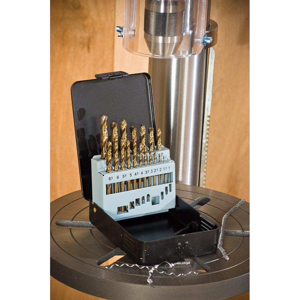 Axminster 19 Piece Cobalt/HSS Drill Bit Set