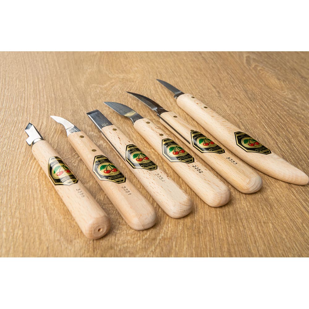 Kirschen 6 Piece Chip Carving Knife Set