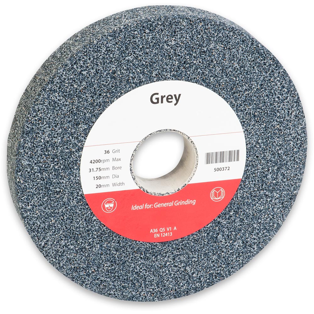 Axminster Aluminium Oxide 'Grey' Grinding Wheels - 150mm