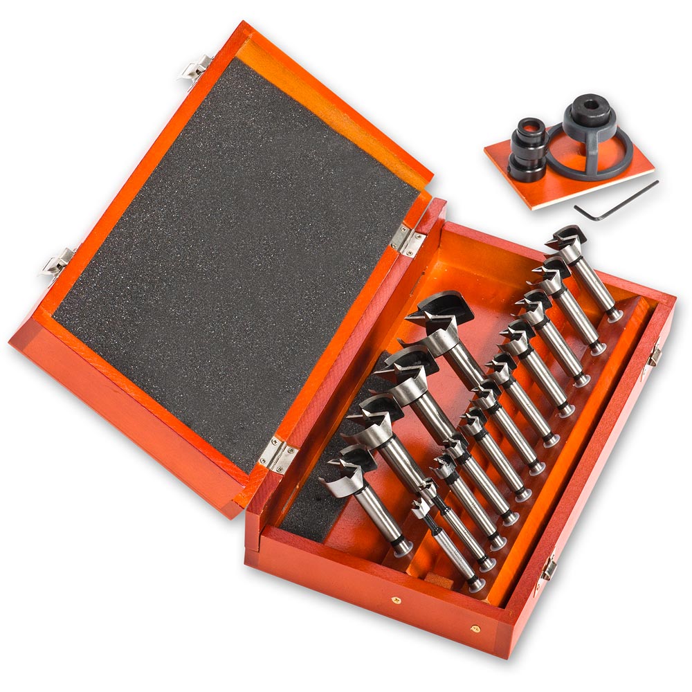 Axminster 16 Piece Forstner Bit Set
