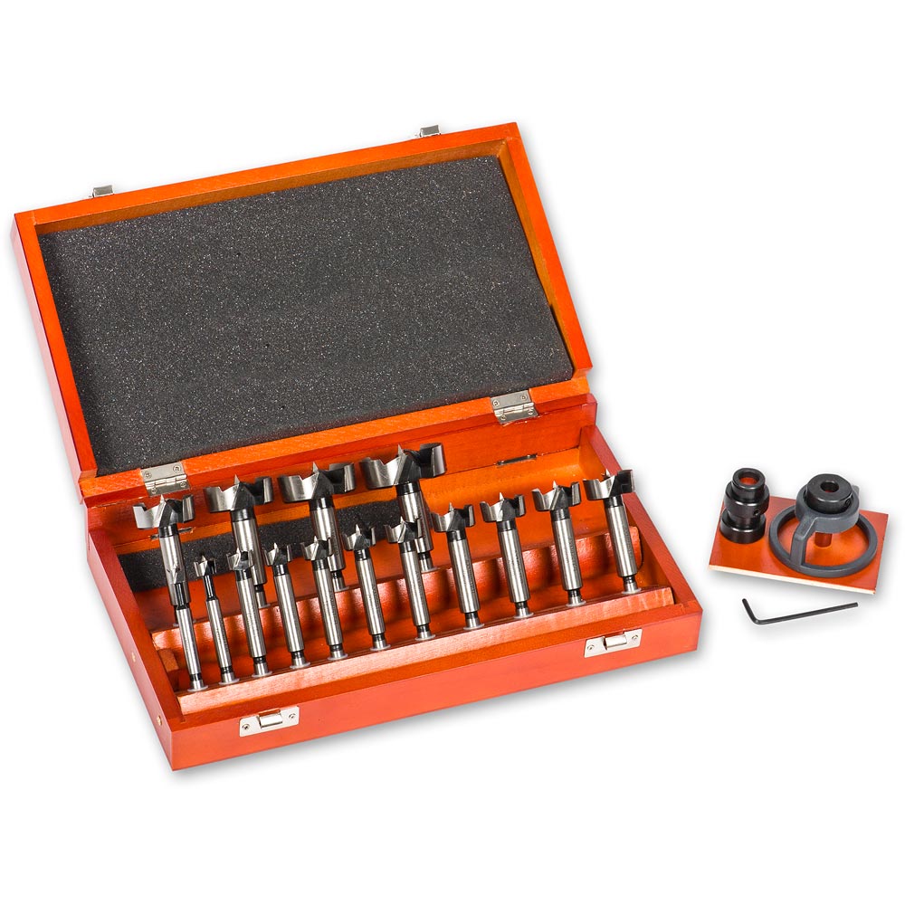 Axminster 16 Piece Forstner Bit Set