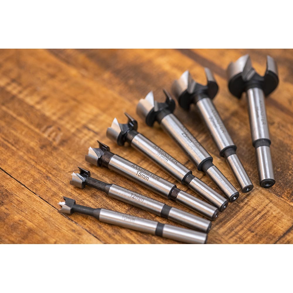 Axminster 7 Piece Forstner Bit Set
