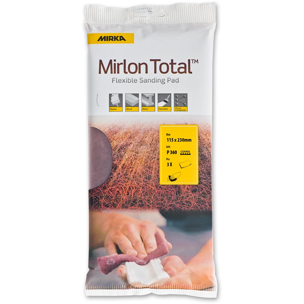 Mirka Mirlon Finishing Pads 115 x 230mm (Pkt 3)