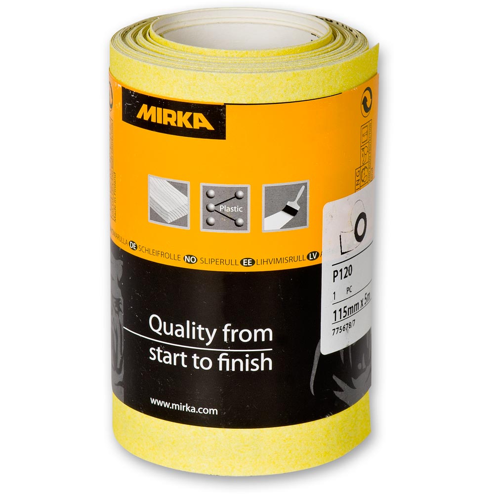 Mirka Hiomant Abrasive Roll 115mm x 5m