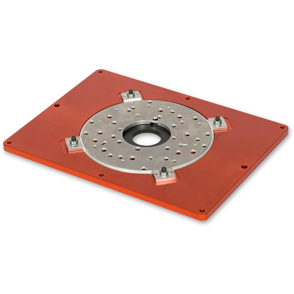 UJK 10mm Aluminium Router Table Insert c/w Universal Base
