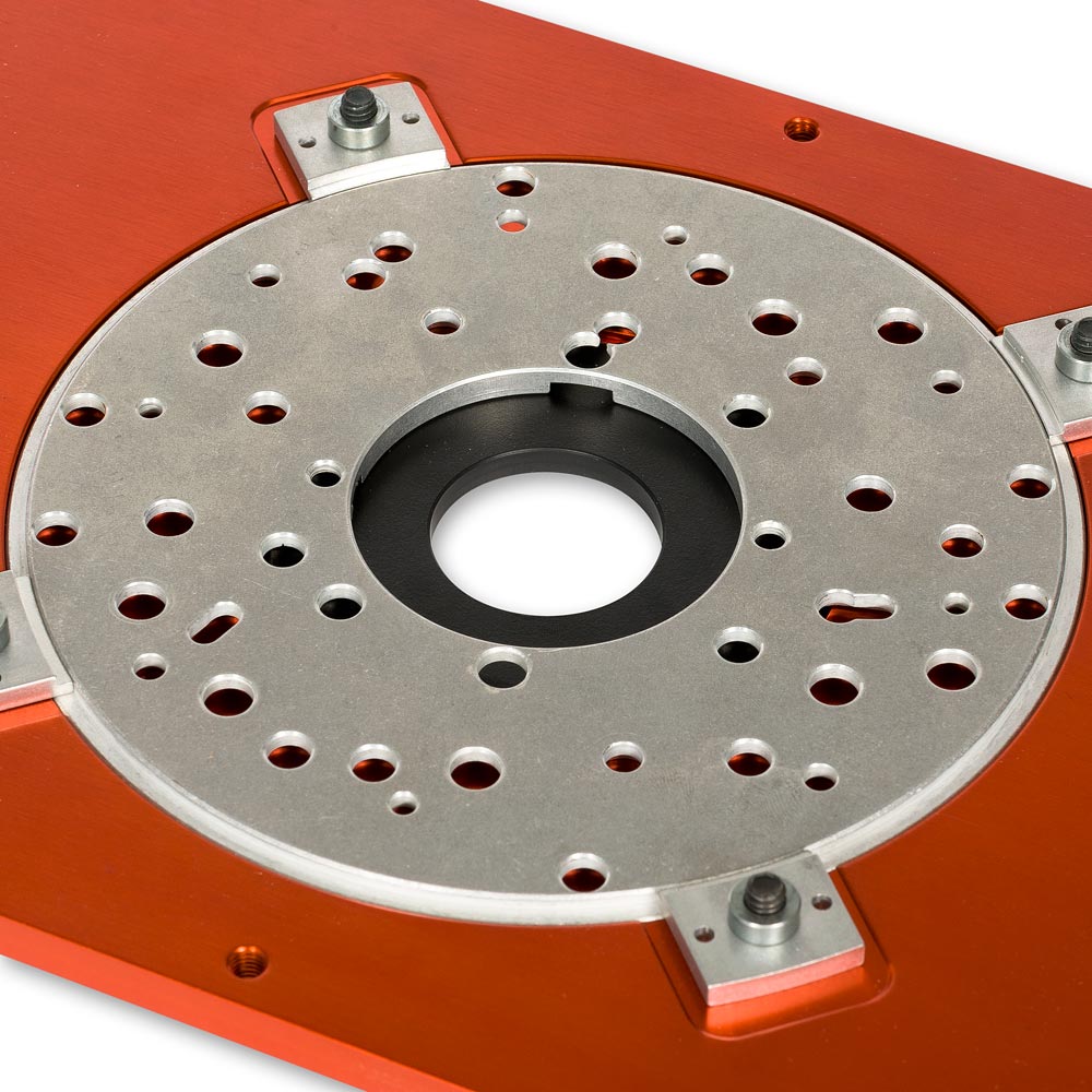 UJK 10mm Aluminium Router Table Insert c/w Universal Base