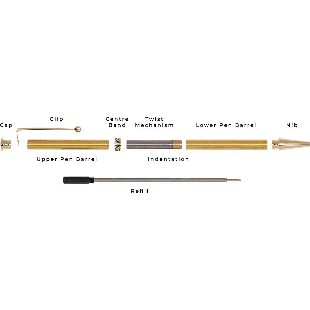 Art Deco Style Twist Pen Kit