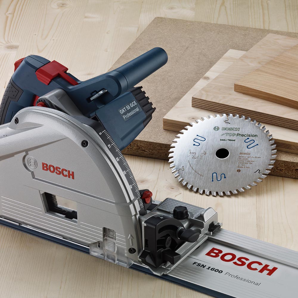 Bosch Top Precision TCT Saw Blades - 165mm x 1.8mm x 20mm