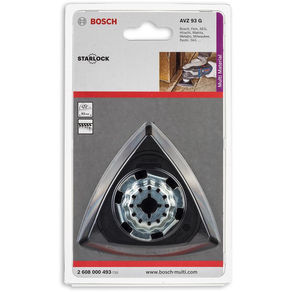 Bosch AVZ 93 G Delta Sanding Pad (Starlock)
