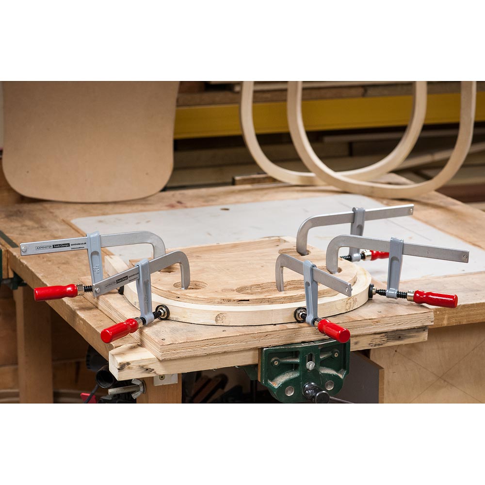 Axminster Forged Flat Bar Clamp 200 x 80mm