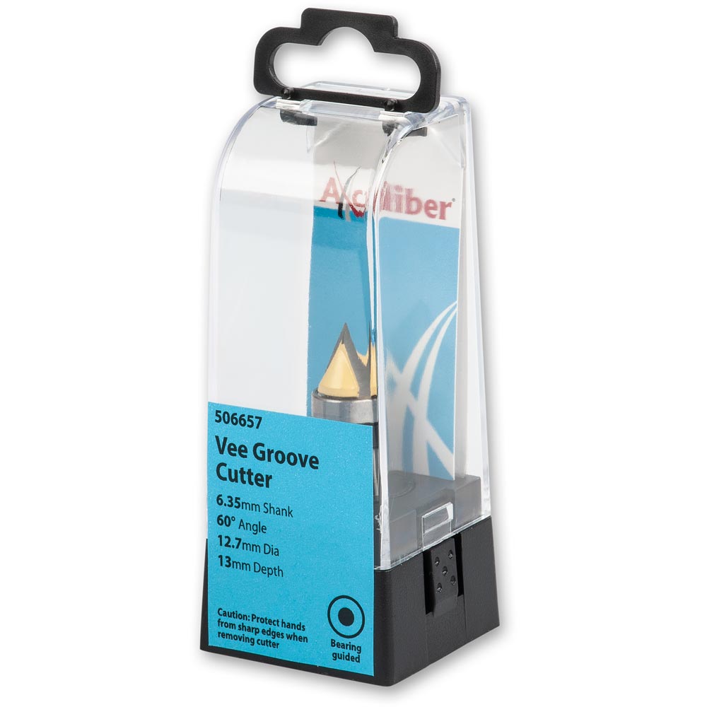 Axcaliber 60 Degree Vee Groove Cutter
