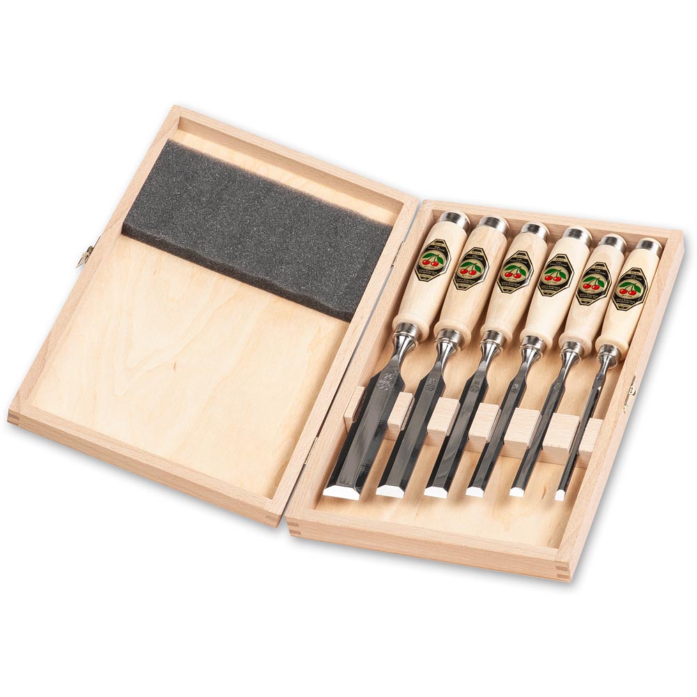 Kirschen 1101 6 Piece Bevel Edge Chisel Set