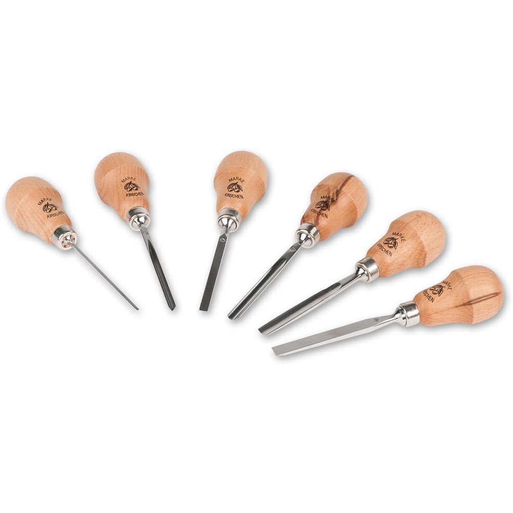 Kirschen 6 Piece Palm Carving Chisel Tool Set