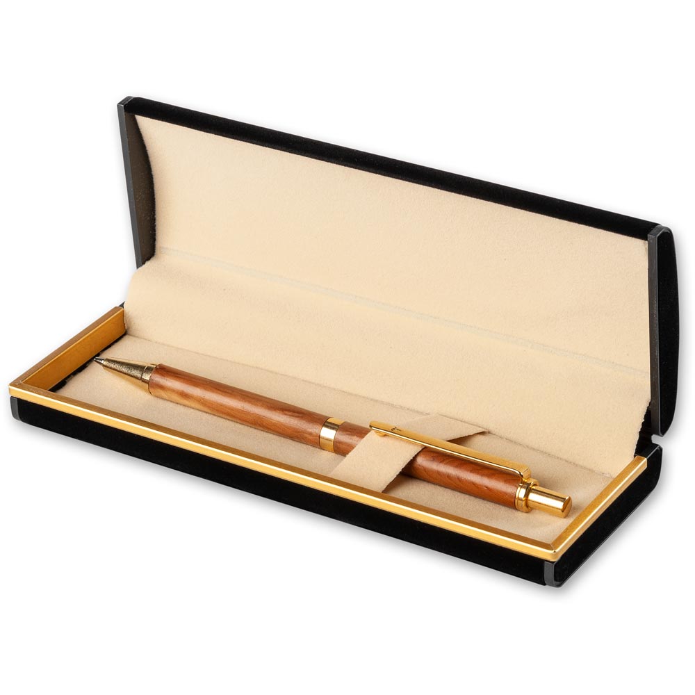 Black Velvet Pen Case