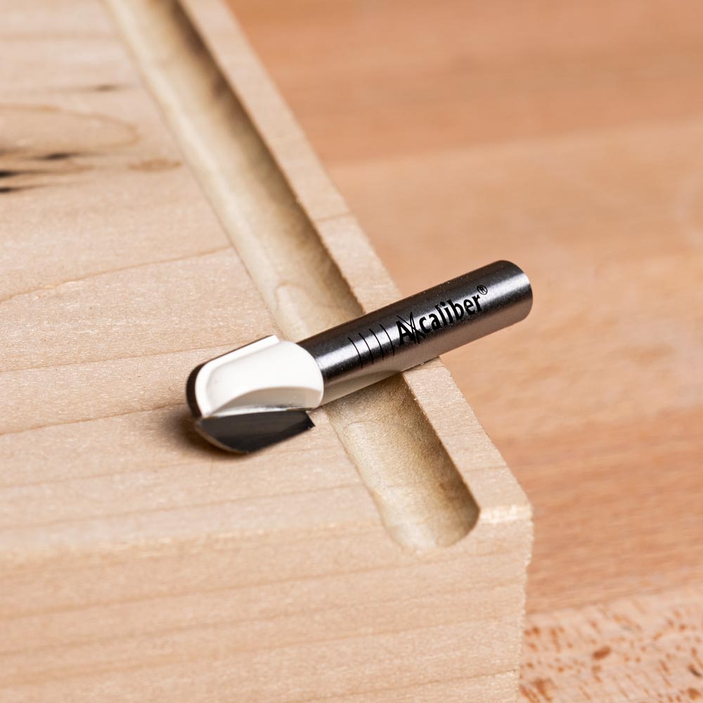 Axcaliber Round Nose/Radius Cutters - 1/4" Shank