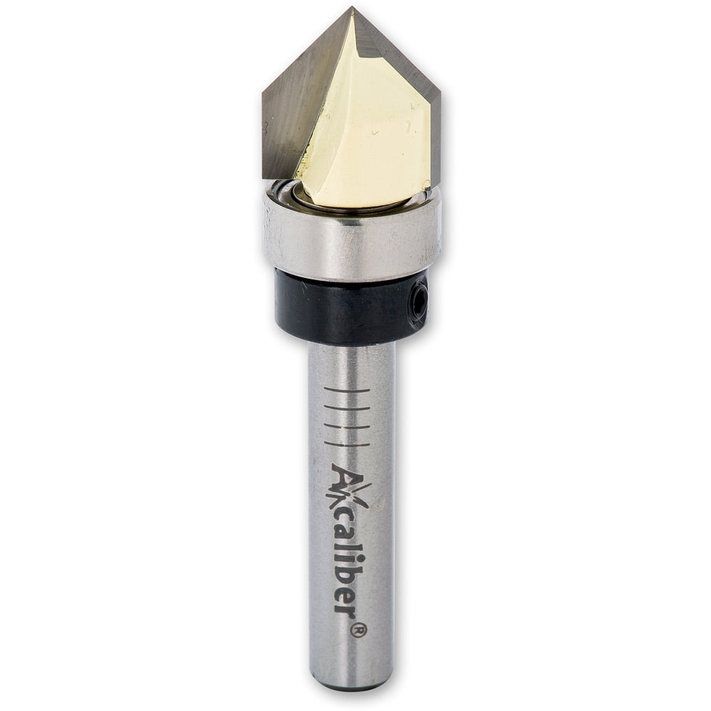 Axcaliber Bearing Guided Vee Groove Cutter