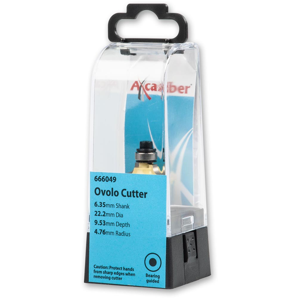 Axcaliber Ovolo/Roundover Cutters