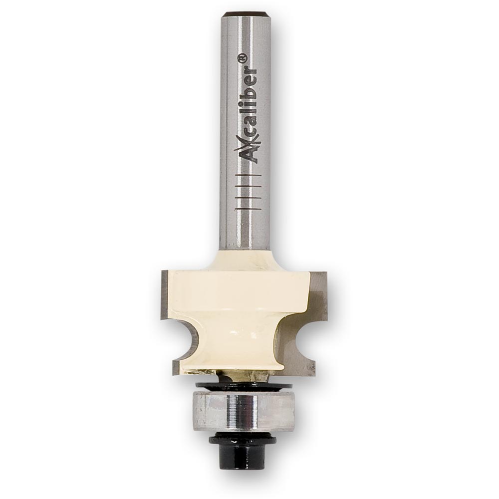 Axcaliber Edge Beading Router Cutters - 1/4" Shank