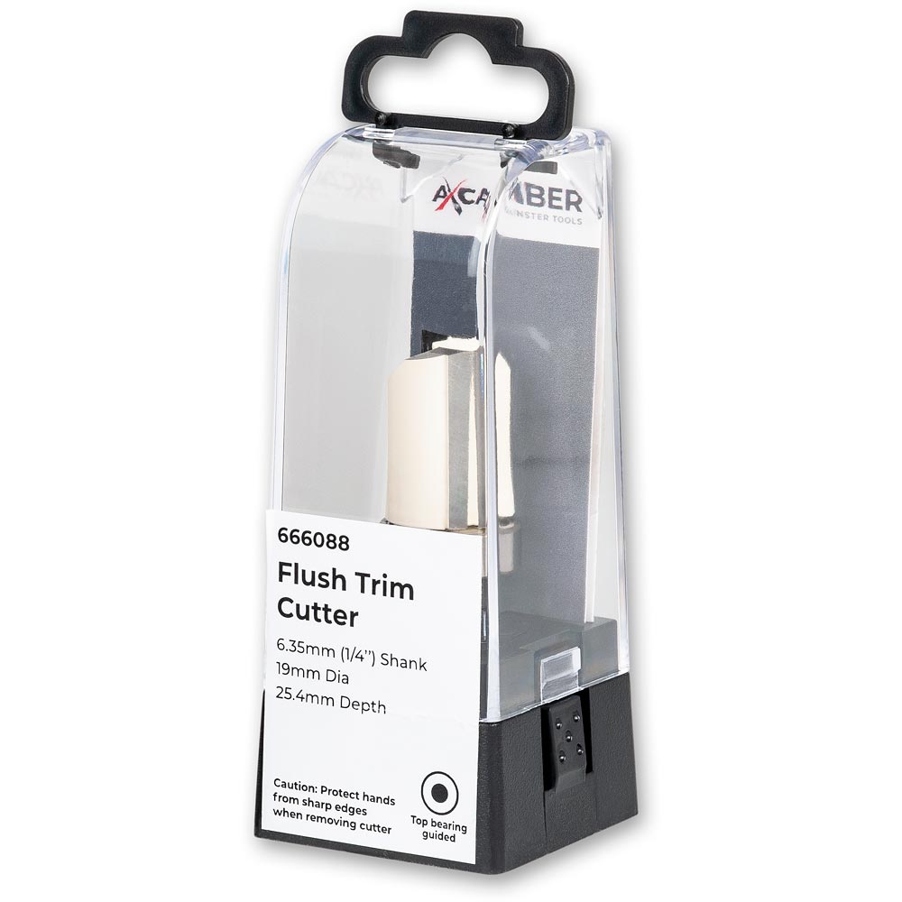 Axcaliber Flush Trim Cutters Top Bearing