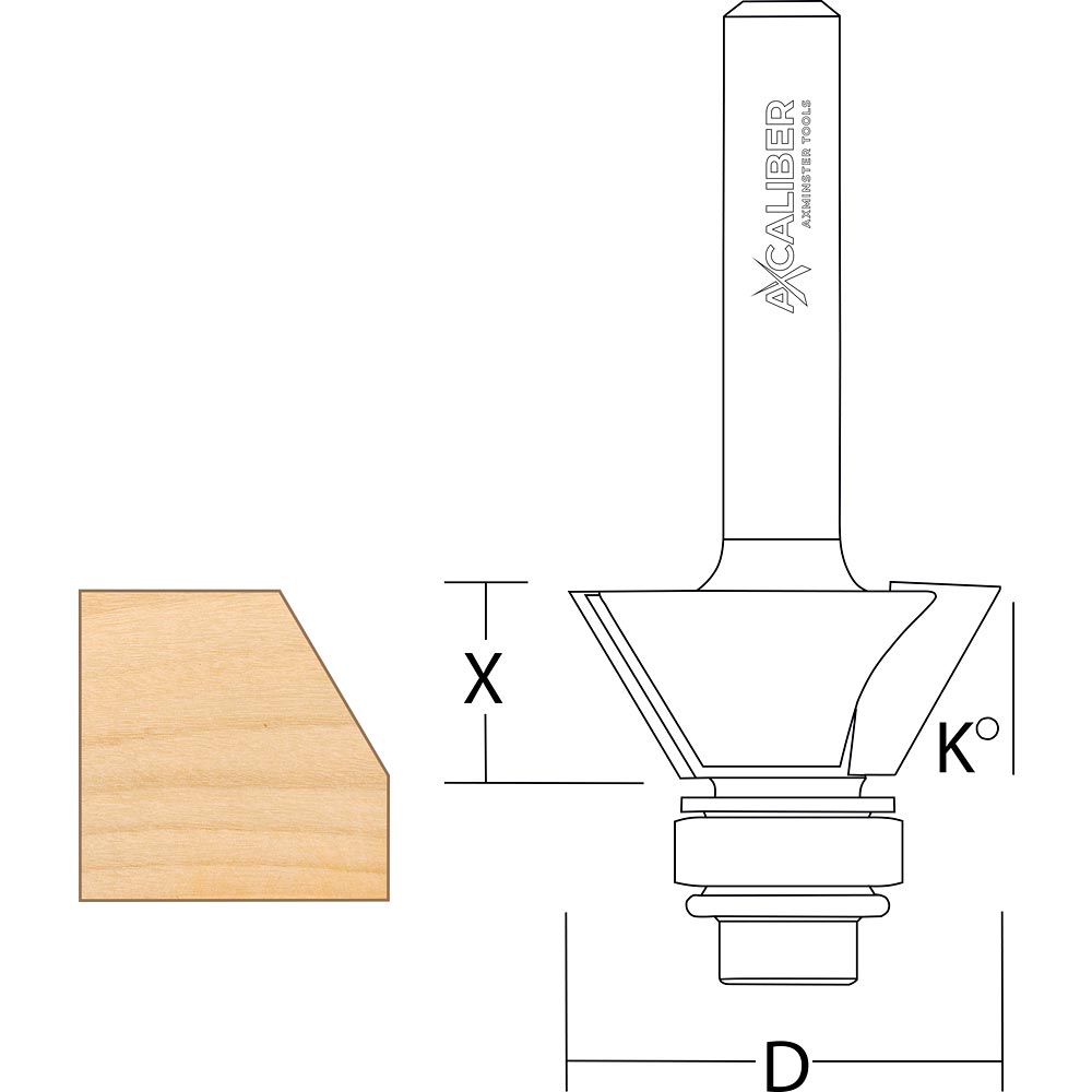 Axcaliber Bevel Trim Cutter