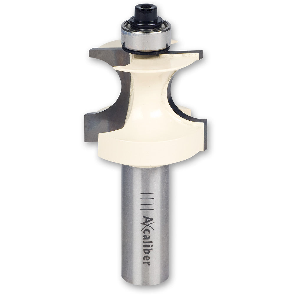 Axcaliber Edge Beading Router Cutters - 1/2" Shank