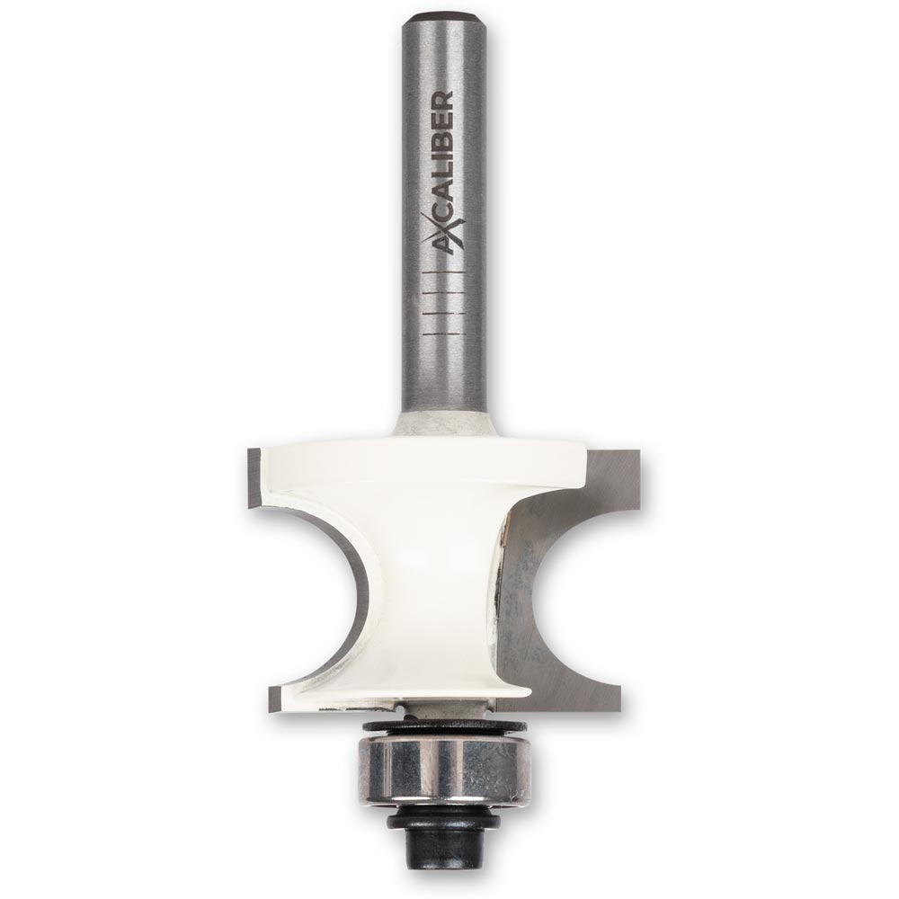 Axcaliber Edge Beading Router Cutters - 1/4" Shank