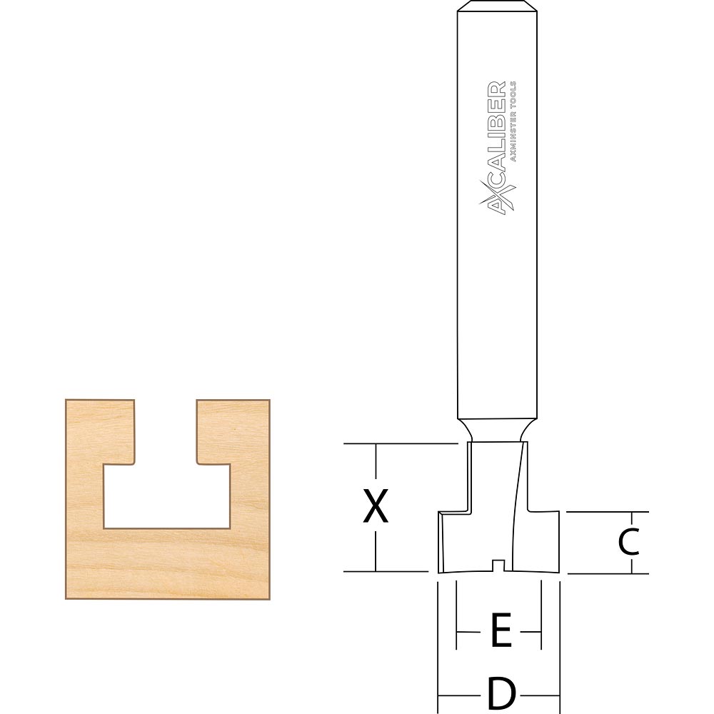 Axcaliber Keyhole Cutters