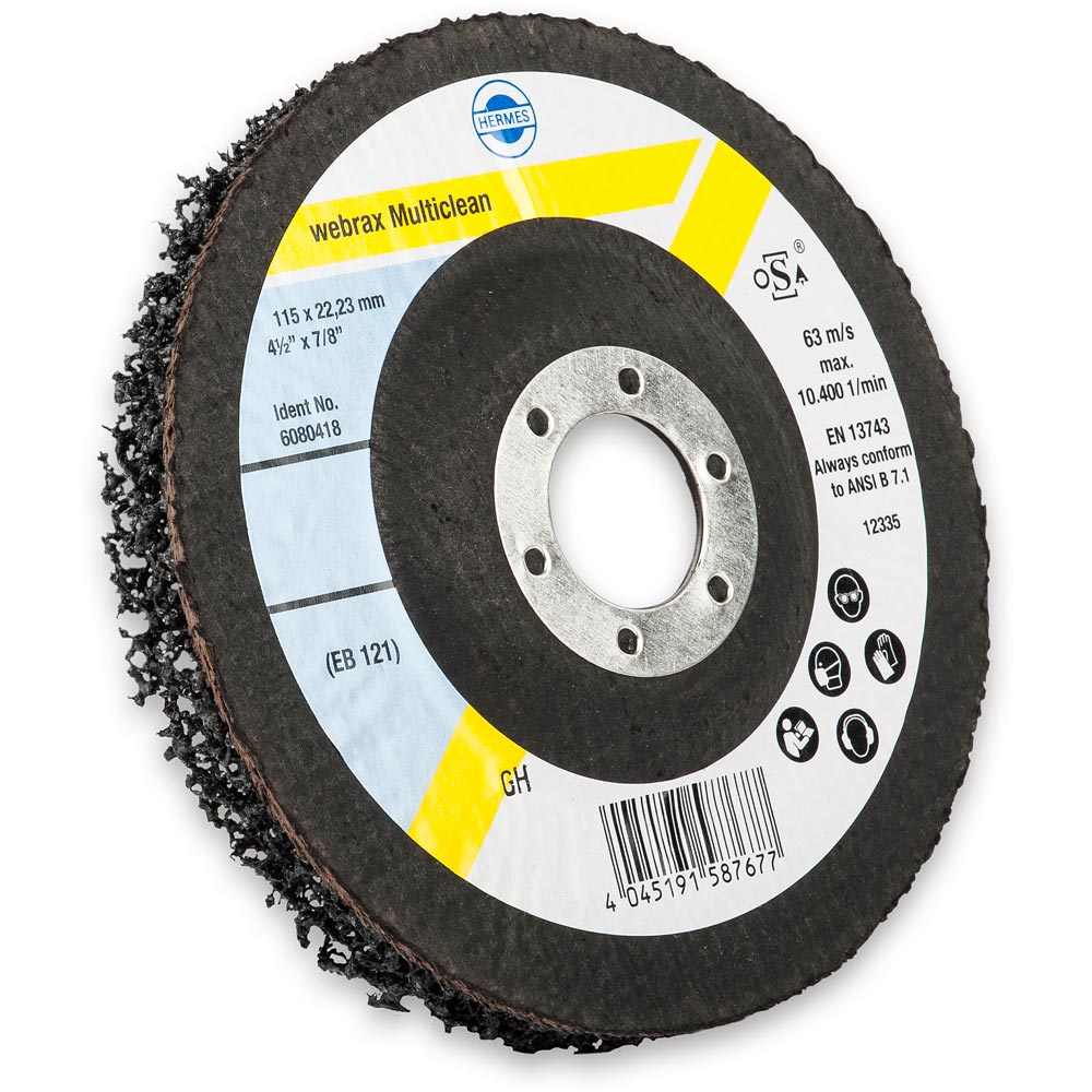 Webrax Multi-Clean 115mm Angle Grinder Discs