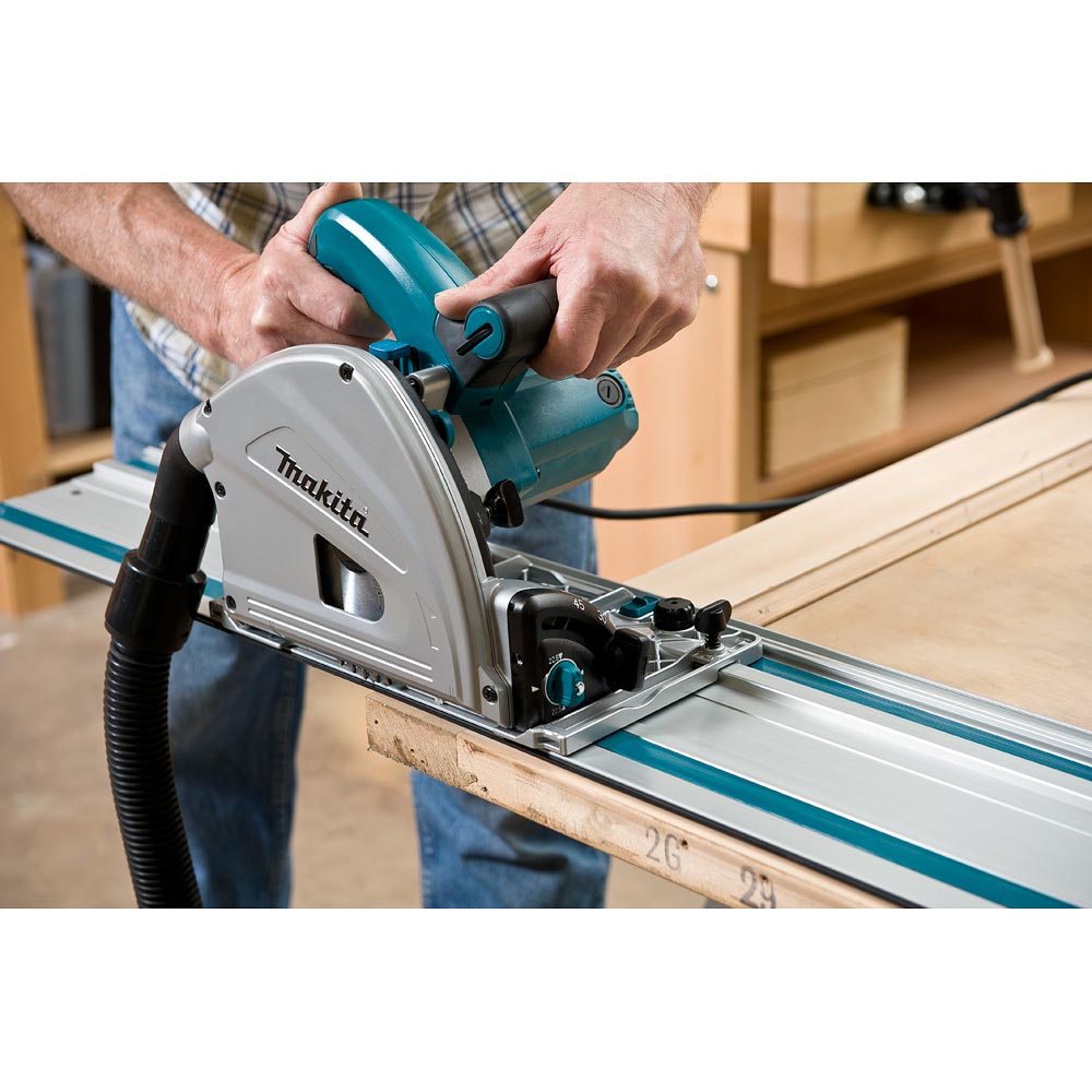 Makita SP6000J1 Plunge Saw & 2 x 1.5m Rails and Connectors