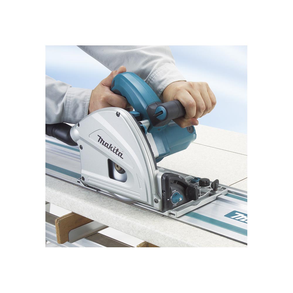 Makita SP6000J1 Plunge Saw & 2 x 1.5m Rails and Connectors