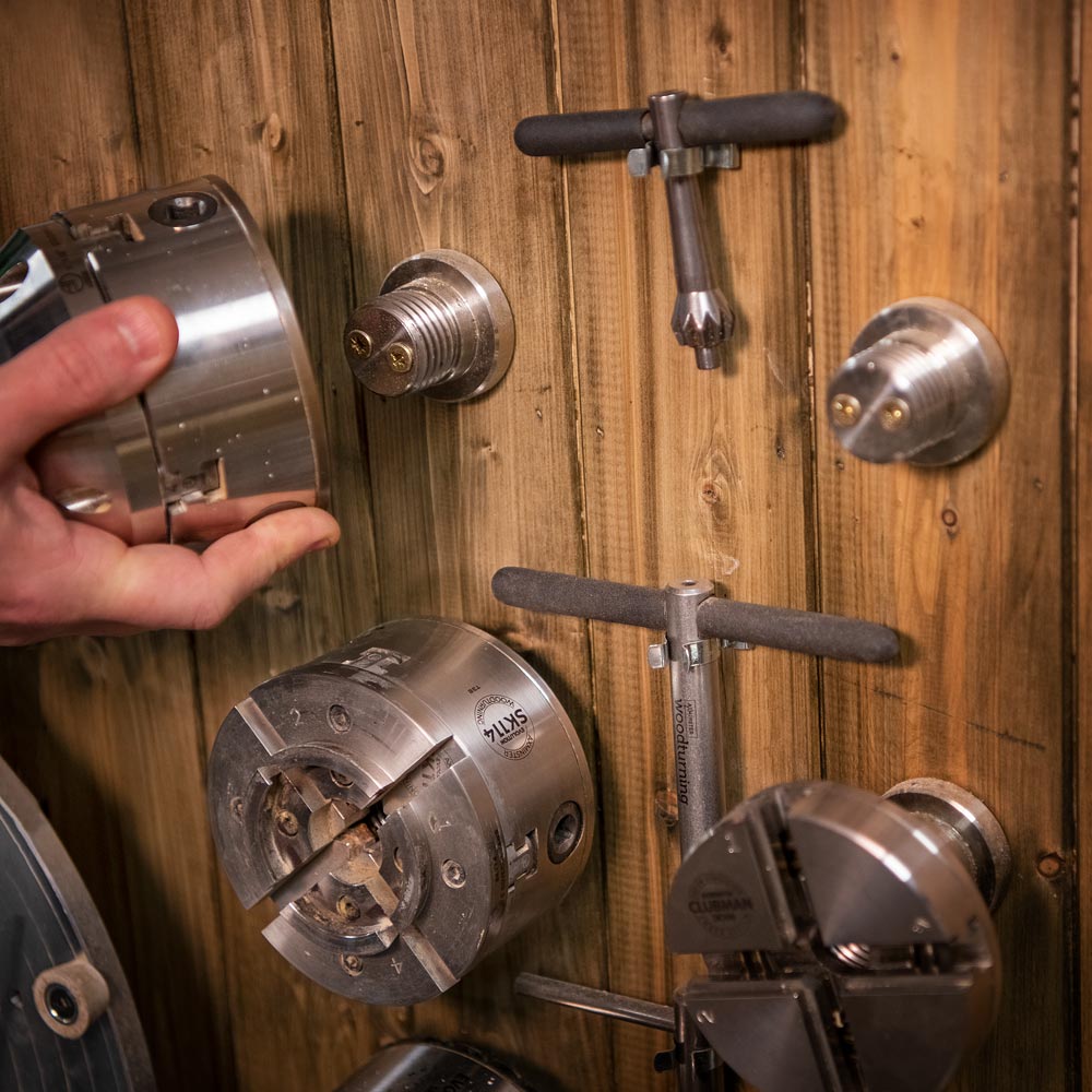 Axminster Woodturning Chuck Wall Mount