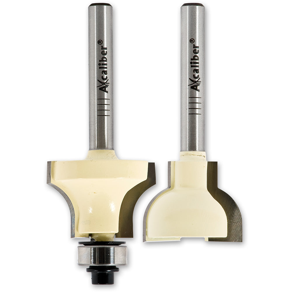 Axcaliber Bearing Guided Sash Bar Ovolo Router Cutter Set