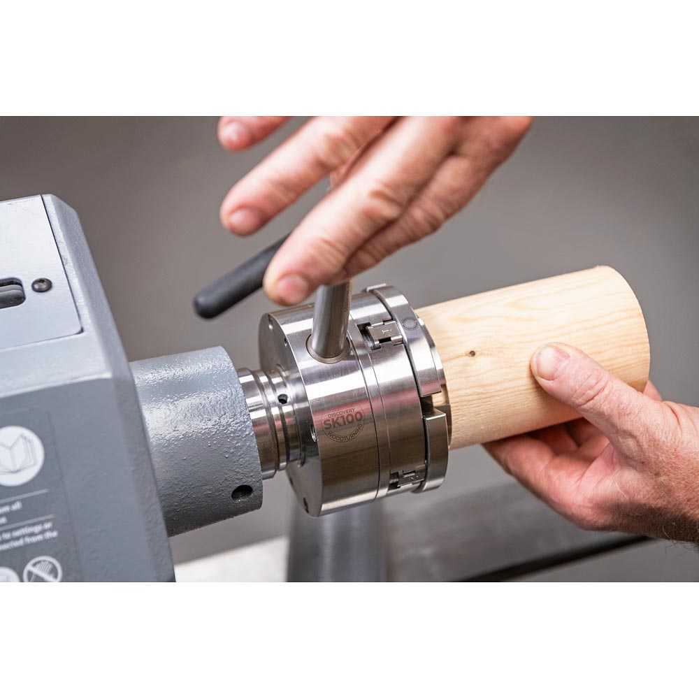Axminster Woodturning Discovery SK100 Chuck & Backplate