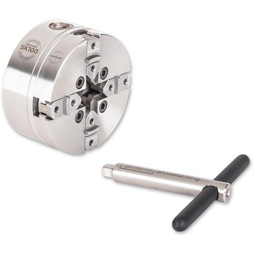 Axminster Woodturning Discovery SK100 Chuck & Backplate
