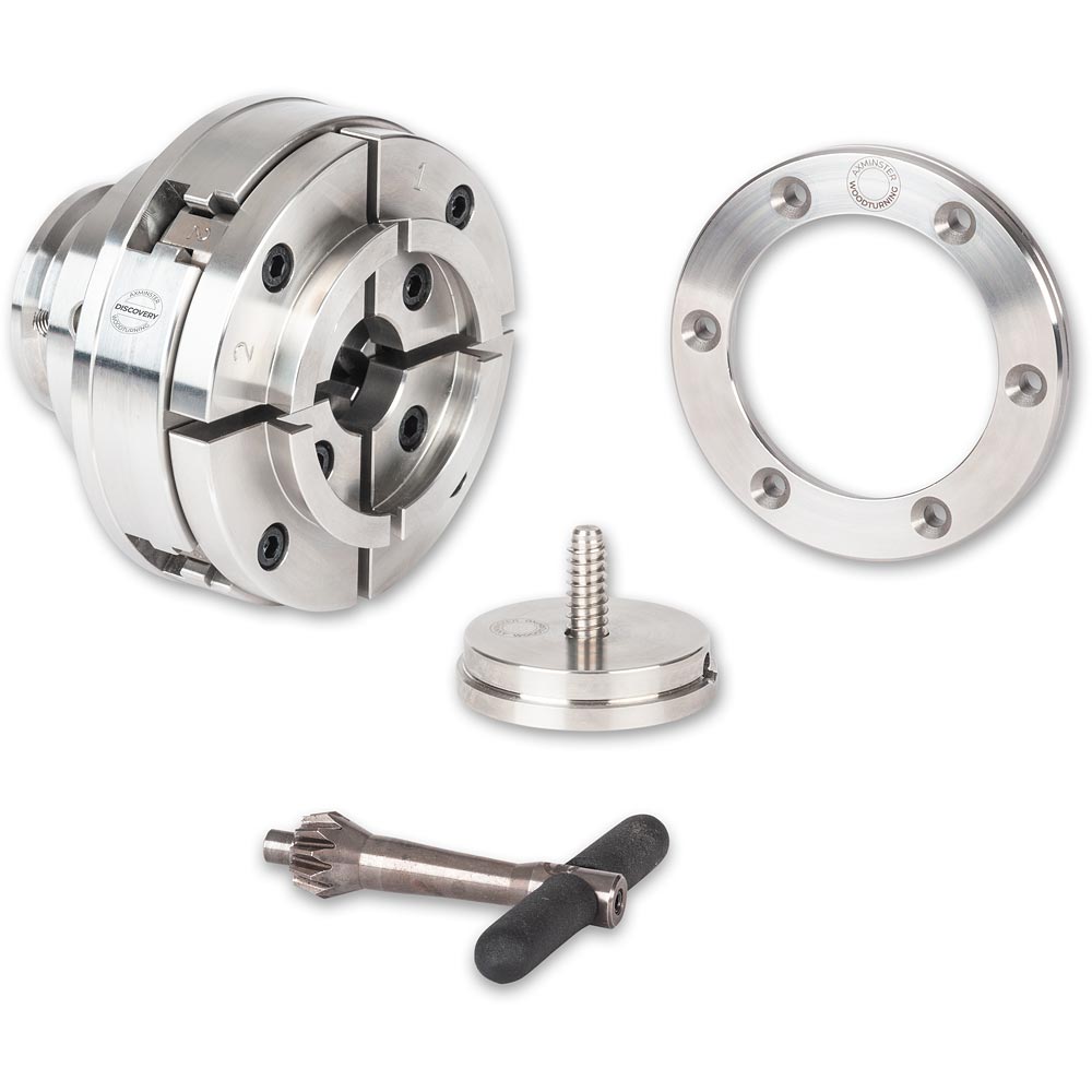 Axminster Woodturning Discovery GK100 Chuck Package 1" x 8 tpi (T04M)