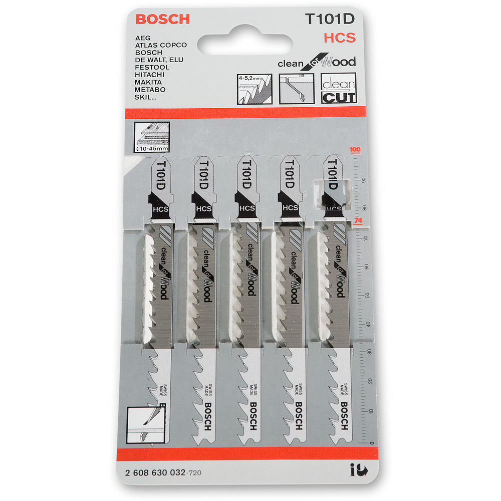 Bosch T101D Jigsaw Blades Fast Wood Cutting