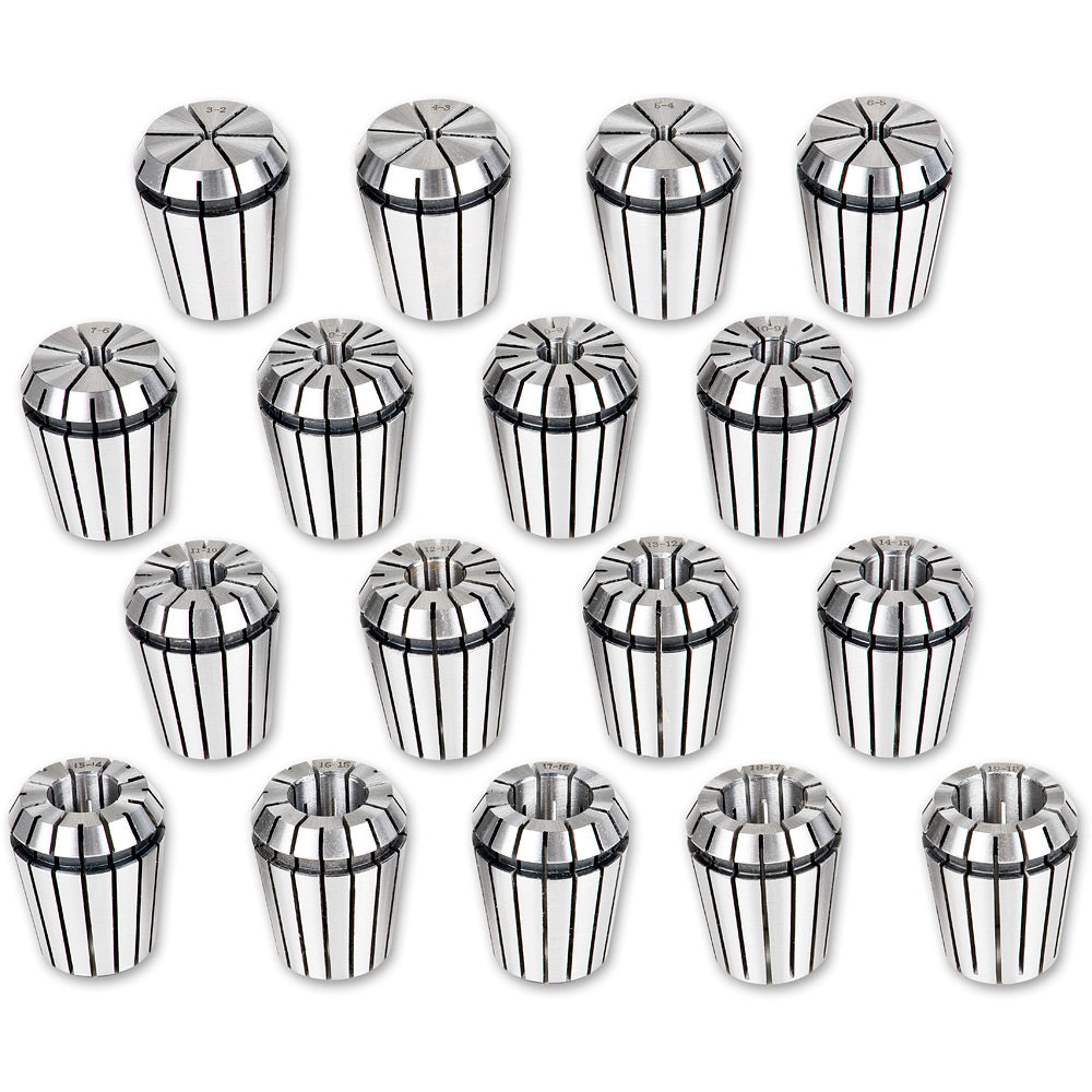Axminster Engineer Series 17 Piece ER32 Precision Collet Set