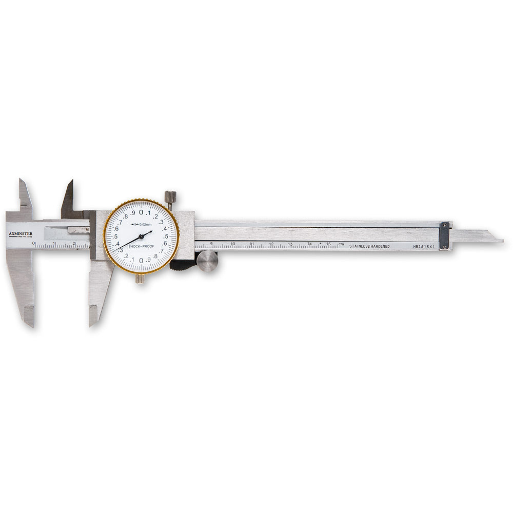 Axminster High Precision Dial Caliper - 150mm