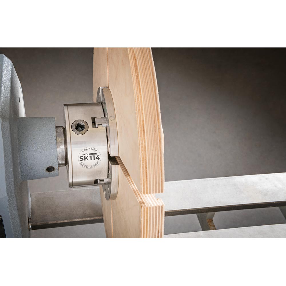 Axminster Woodturning Wood Jaw Plates - 150mm