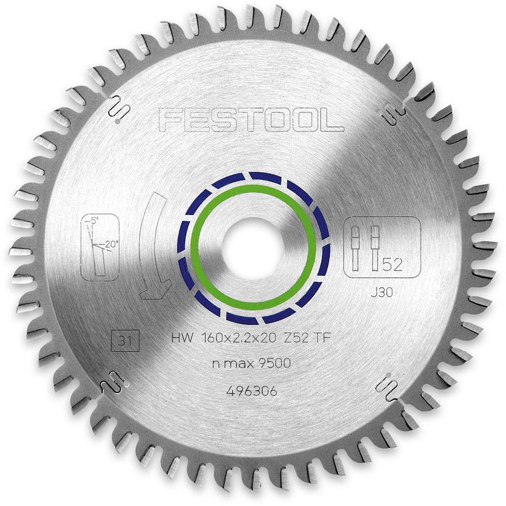 Festool TCT Saw Blades - 160mm x 2.2mm x 20mm