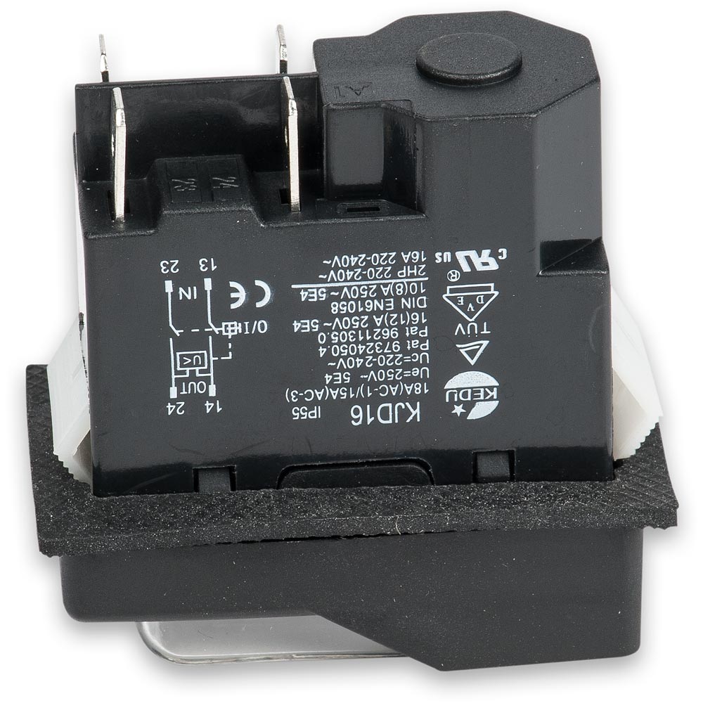 KJD16 Rocker Switch 230V 1ph