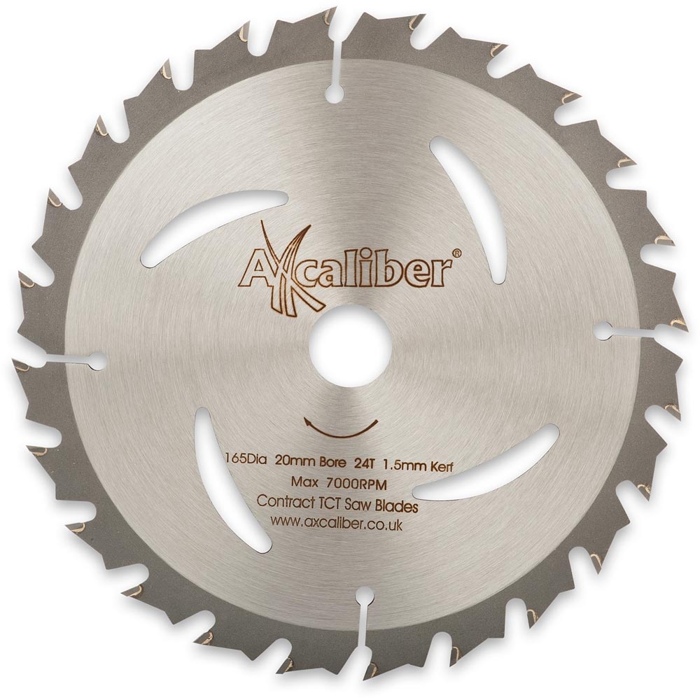 Axcaliber Contract 165mm TCT Saw Blades