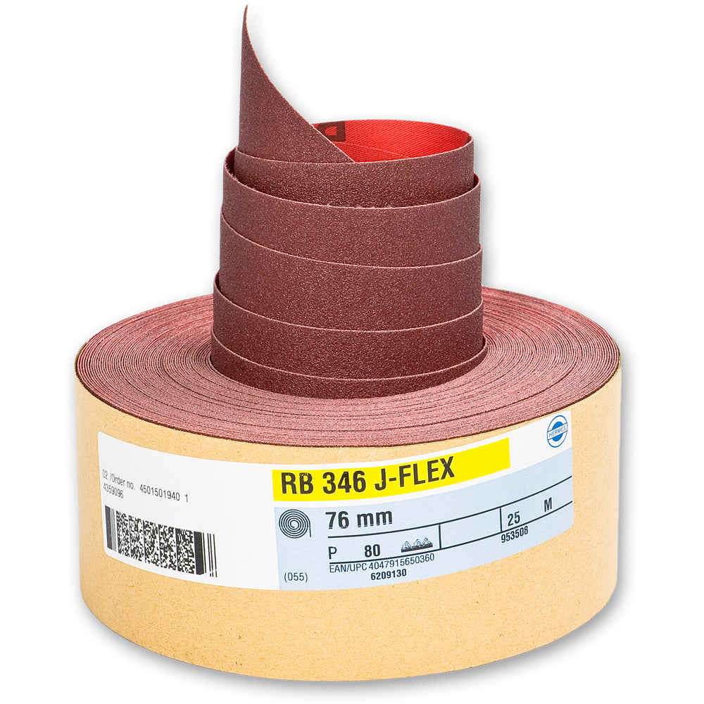 Hermes RB 346 J FLEX Abrasive Roll 76mm x 25m