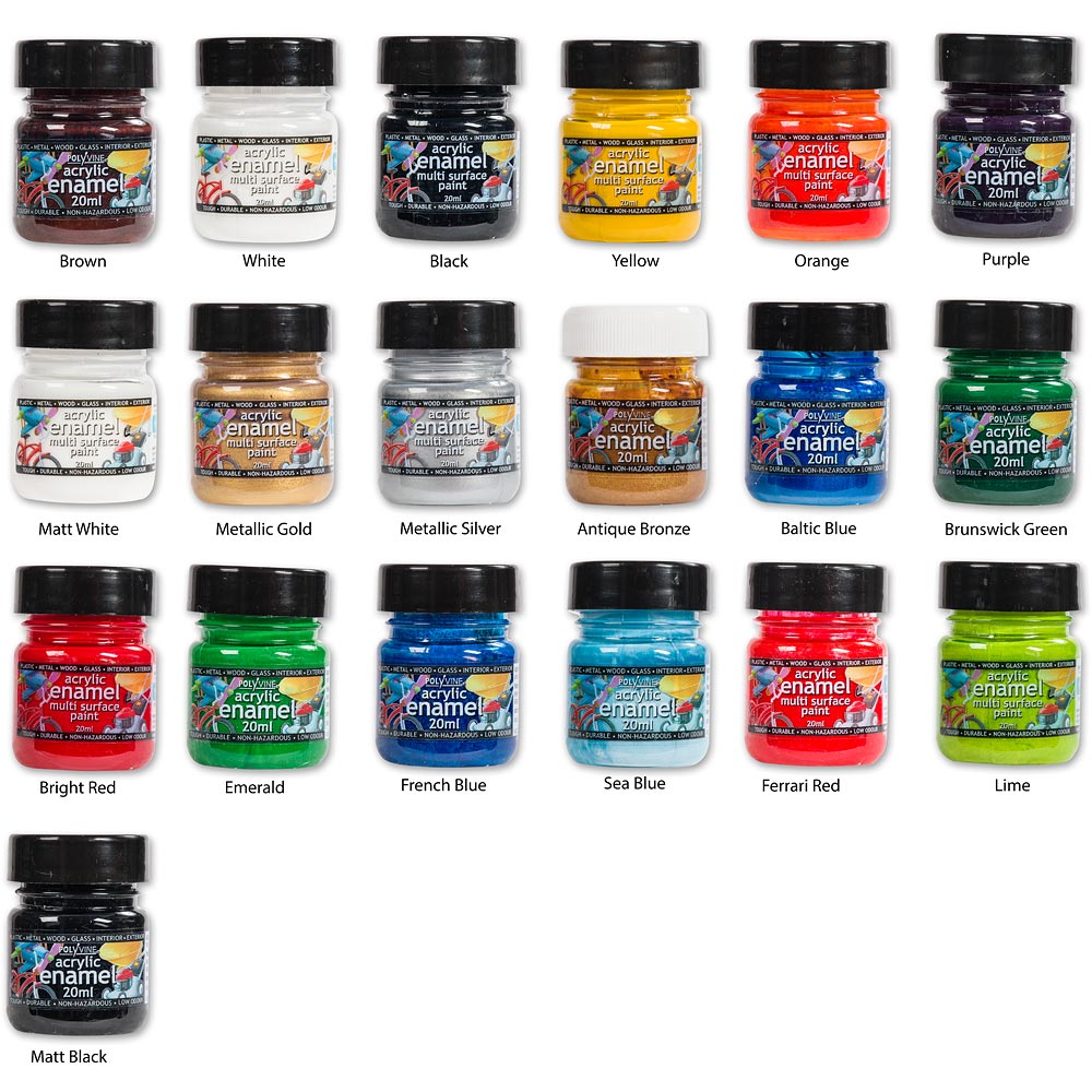 Polyvine Acrylic Enamel Paint