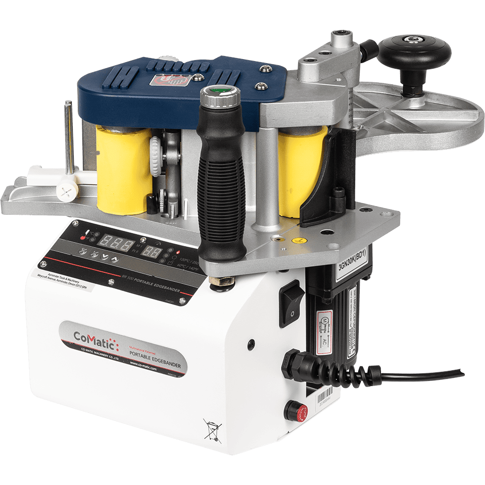CoMatic Edgebander on a soild white background