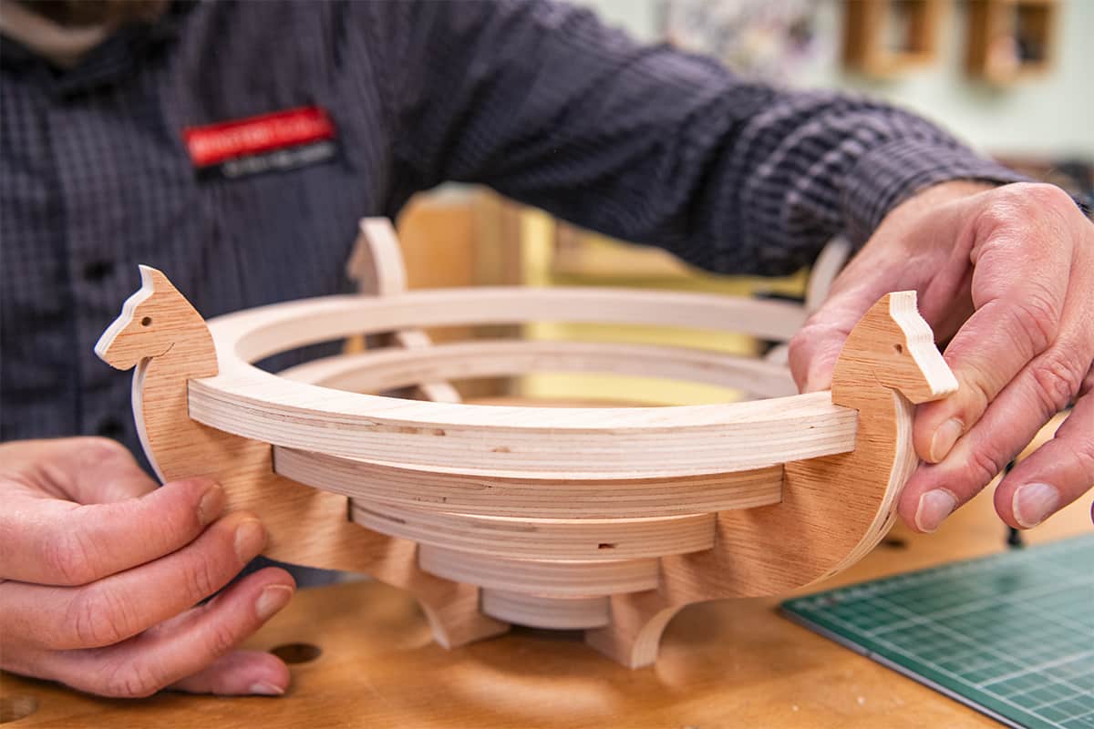 Scroll Saw Basket Bowl