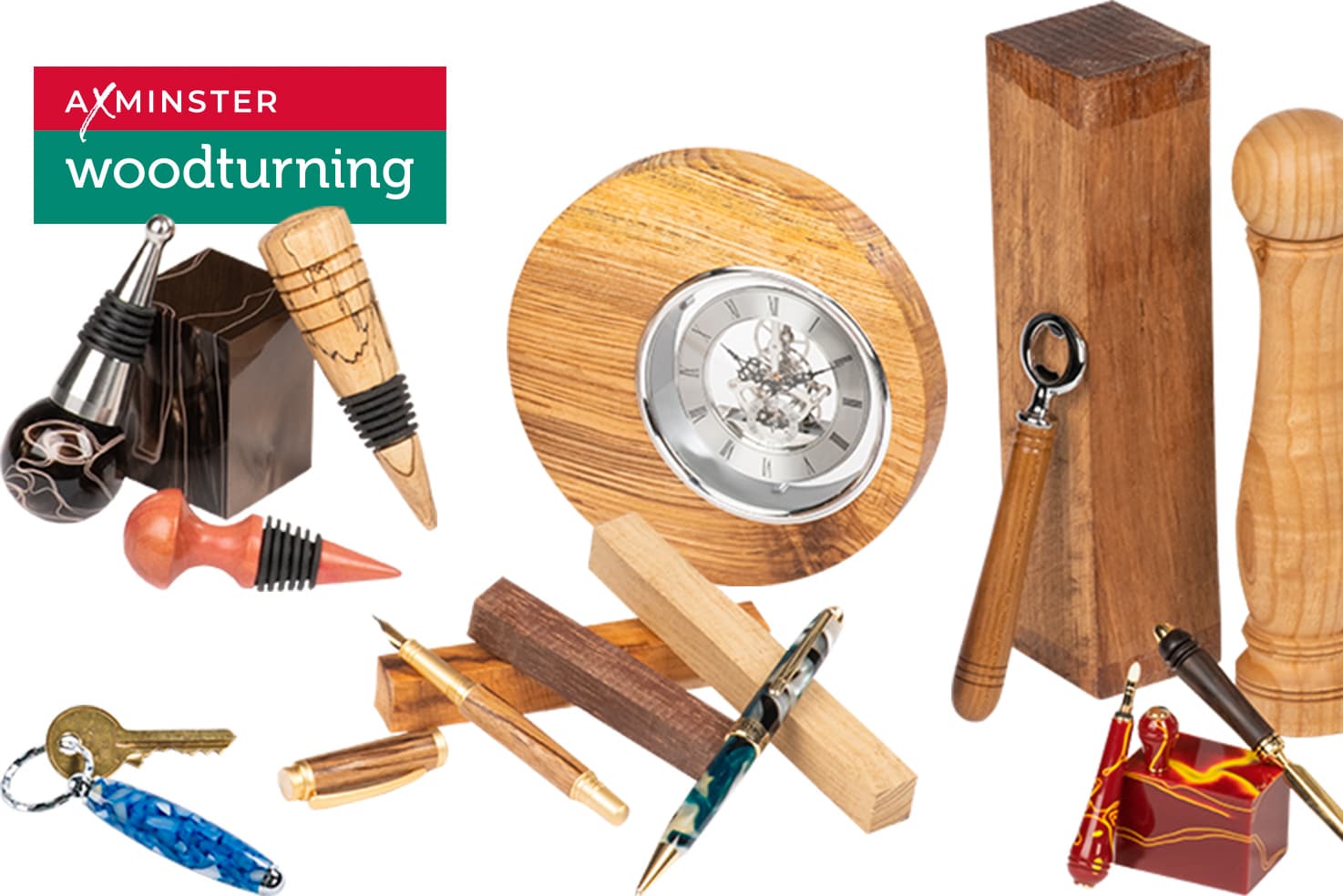 Pen and project kits for woodturning